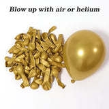 120 Gold Chrome Balloons – 5" Metallic Latex for Parties, Weddings, Showers & Events