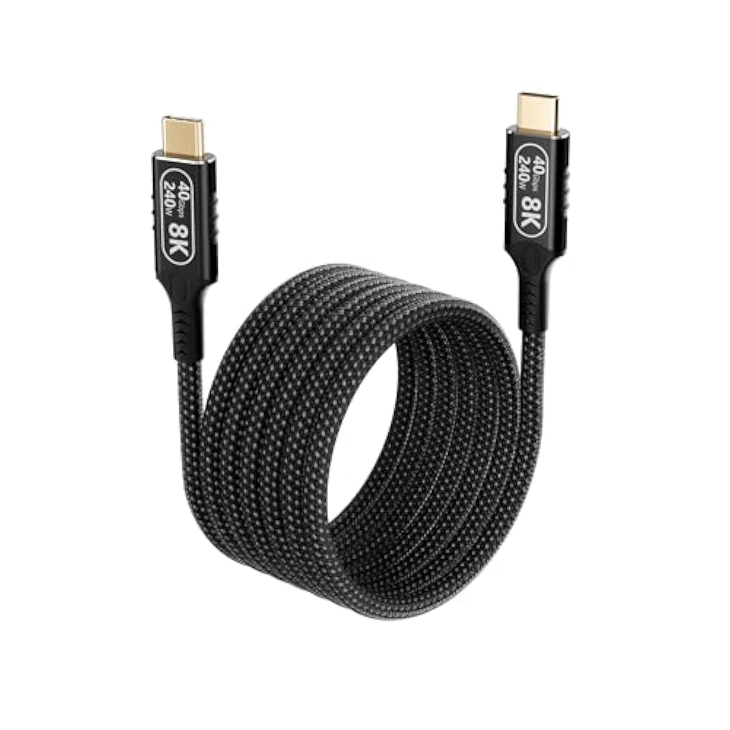 Long Usb C To Usb C Cable 10Ft/3 M Compatible With Thunderbolt 4/3,Usb4 Cable 40Gbps Data,Type C 240W Fast Charging,8K/4K Hd Video For Monitor,Usbc Male To Male Apply To Laptop,Hub,Tablet,Smartphone.