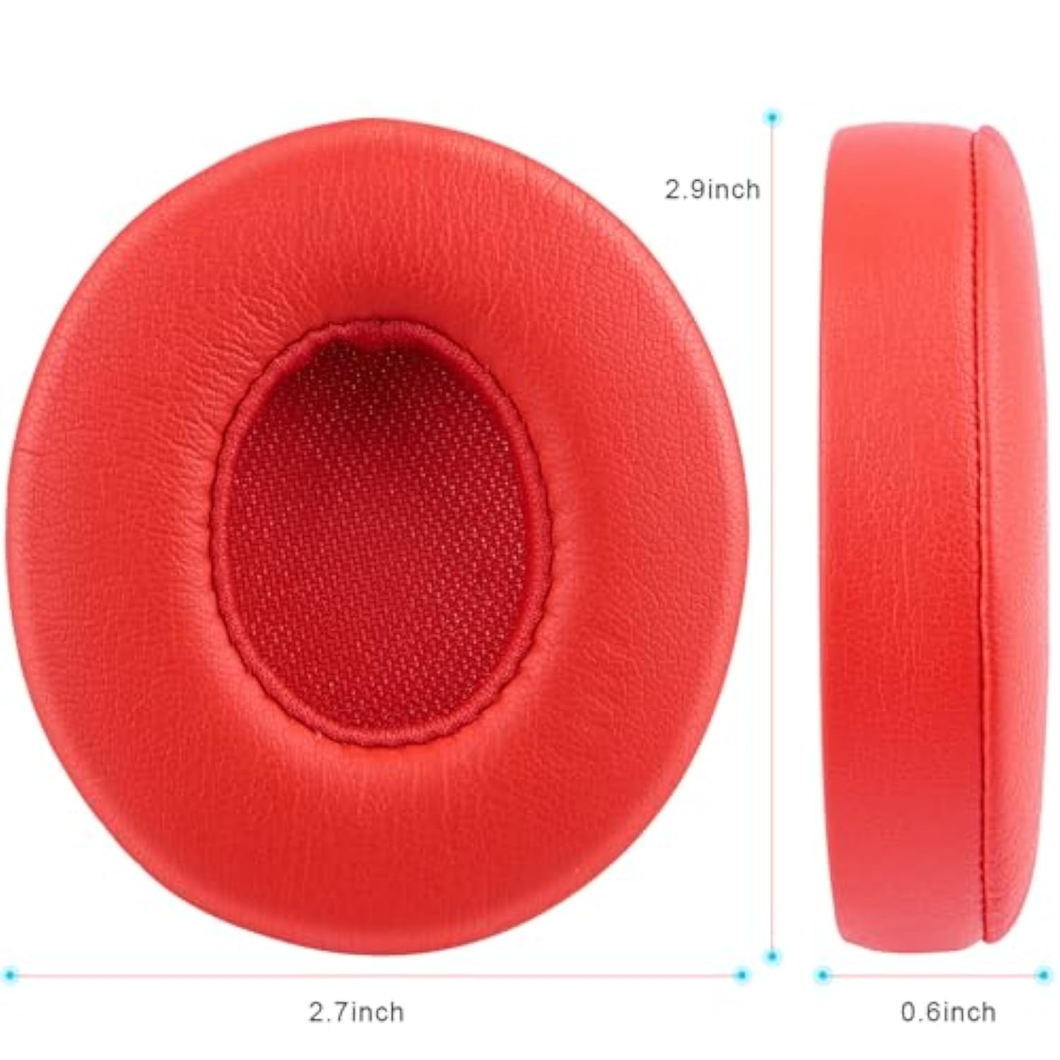 Professional Replacement Ear Pads For Beats Solo 2 & Beats Solo 3 Wireless Headphone,Noise Isolation Memory Foam,Softer Pu Leather,Stronger Adhesive,Updated Thickened