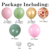 Pink Safari Balloon Arch Kit: Jungle Animal Baby Shower Decor