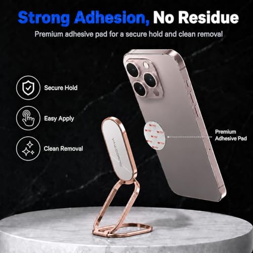 Phone Ring Holder Finger Kickstand, 540° Dual Direction Rotating Phone Grip for iPhone, , Huawei Smartphone, Tablet, Kindle, Switch Lite