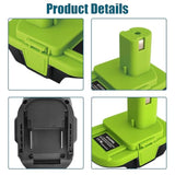 Makita 18V to Ryobi 18V Battery Adapter for P102-P109 Power Tools