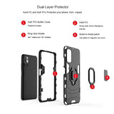 Xiaomi Redmi Note 10 5G Case (Not Note 10 4G) with 360° Degree Ring Holder Kickstand