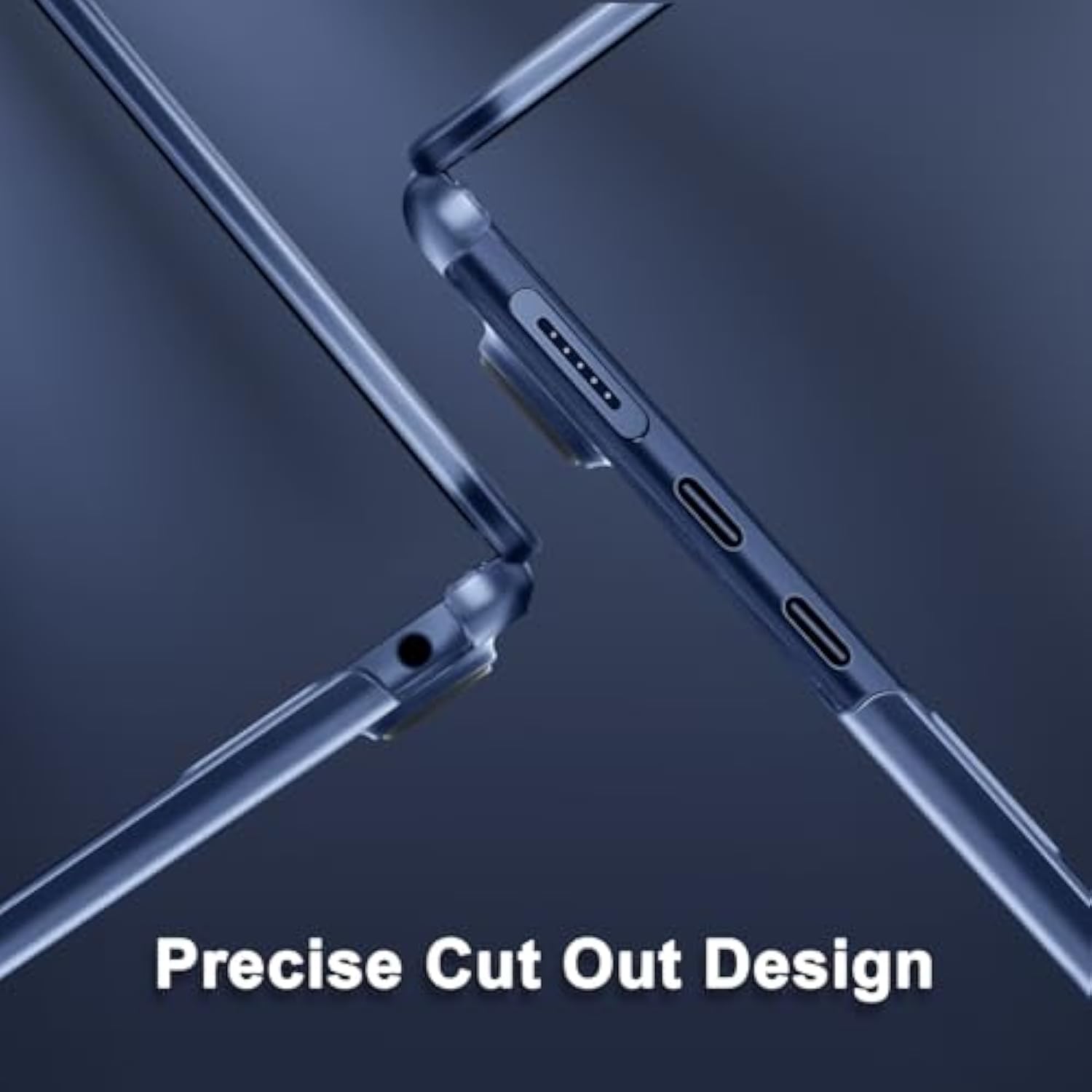 MOSISO Compatible with MacBook Air 15 inch Case 2025 2024 2023 Release M4 A3241 M3 A3114 M2 A2941, Surpass Natural Beauty Plastic Hard Shell Case&Keyboard Cover&Screen Film&Type C, Crystal Midnight