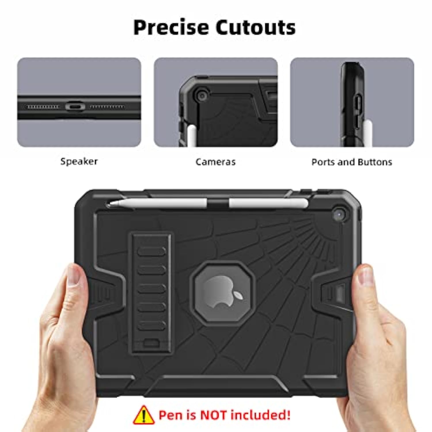 Ipad 5Th 6Th Generation Case 9.7" For Kids With Glass Screen Protector | Ipad