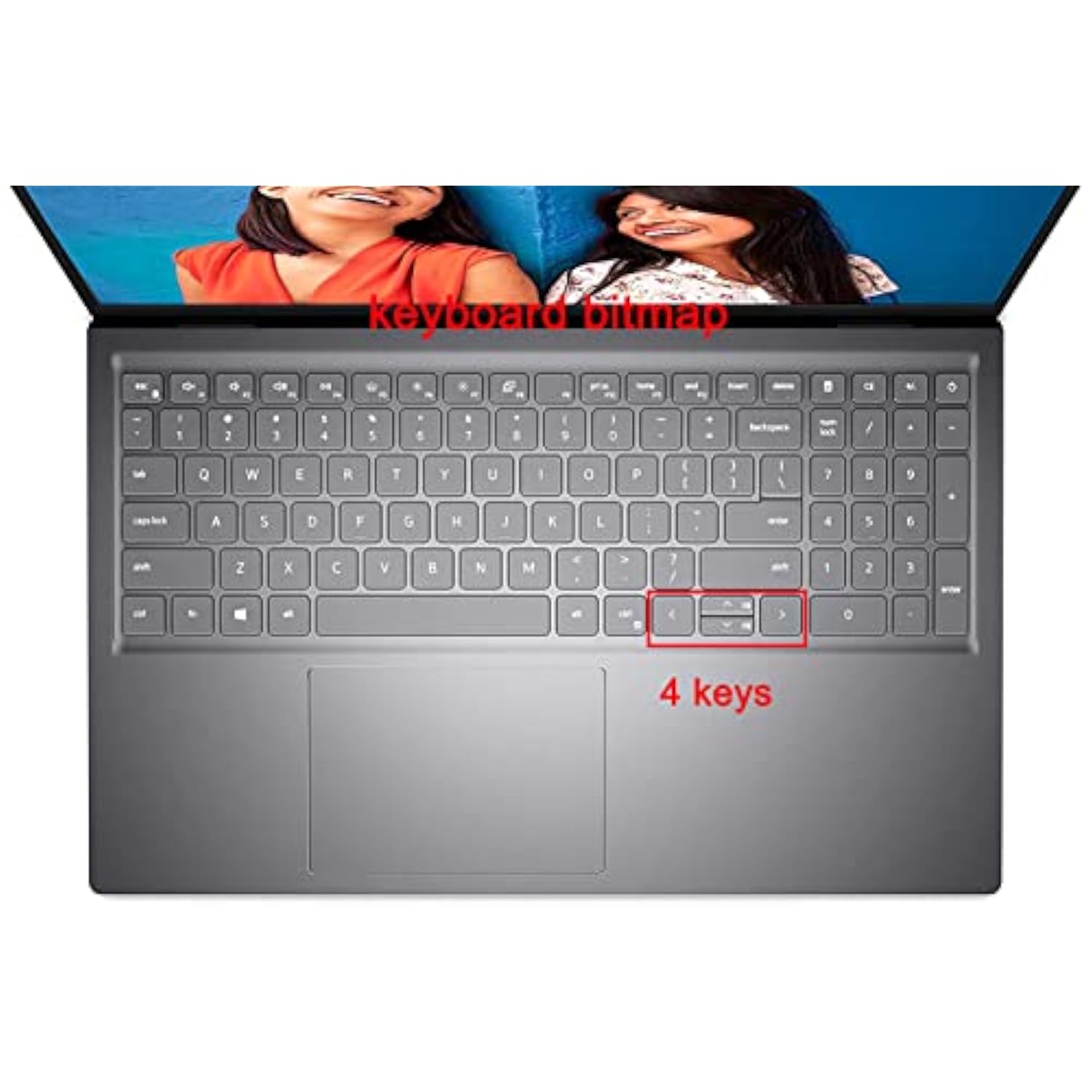 Keyboard Skin Cover Compatible For 2021 Dell Inspiron 15 3510 3511 5510 5515 5