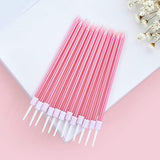 Pink Long Thin Metallic Birthday Candles, Cake Candles, Birthday Parties, Wedding Decorations, Party Candles