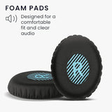kwmobile Ear Pads Compatible with Bose On-Ear 2 (OE2 & OE2i) / SoundTrue Earpads - 2X Replacement for Headphones - Black