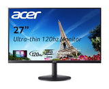 Sb273 G0Bi 27" Ips Full Hd (1920 X 1080) Ultra-Thin Zero-Frame Gaming Office Monitor | Adaptive-Sync Support (Freesync Compatible) | Up To 120Hz Refresh | 1Ms (Vrb) | Tilt | Hdmi & Vga Ports