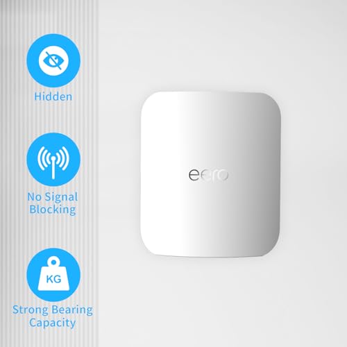 Eero Max 7 Wall Mount, Wall Brackets Abs Router Holder Compatible With Eero Max 7 Extender Space Saving (3 Pack)