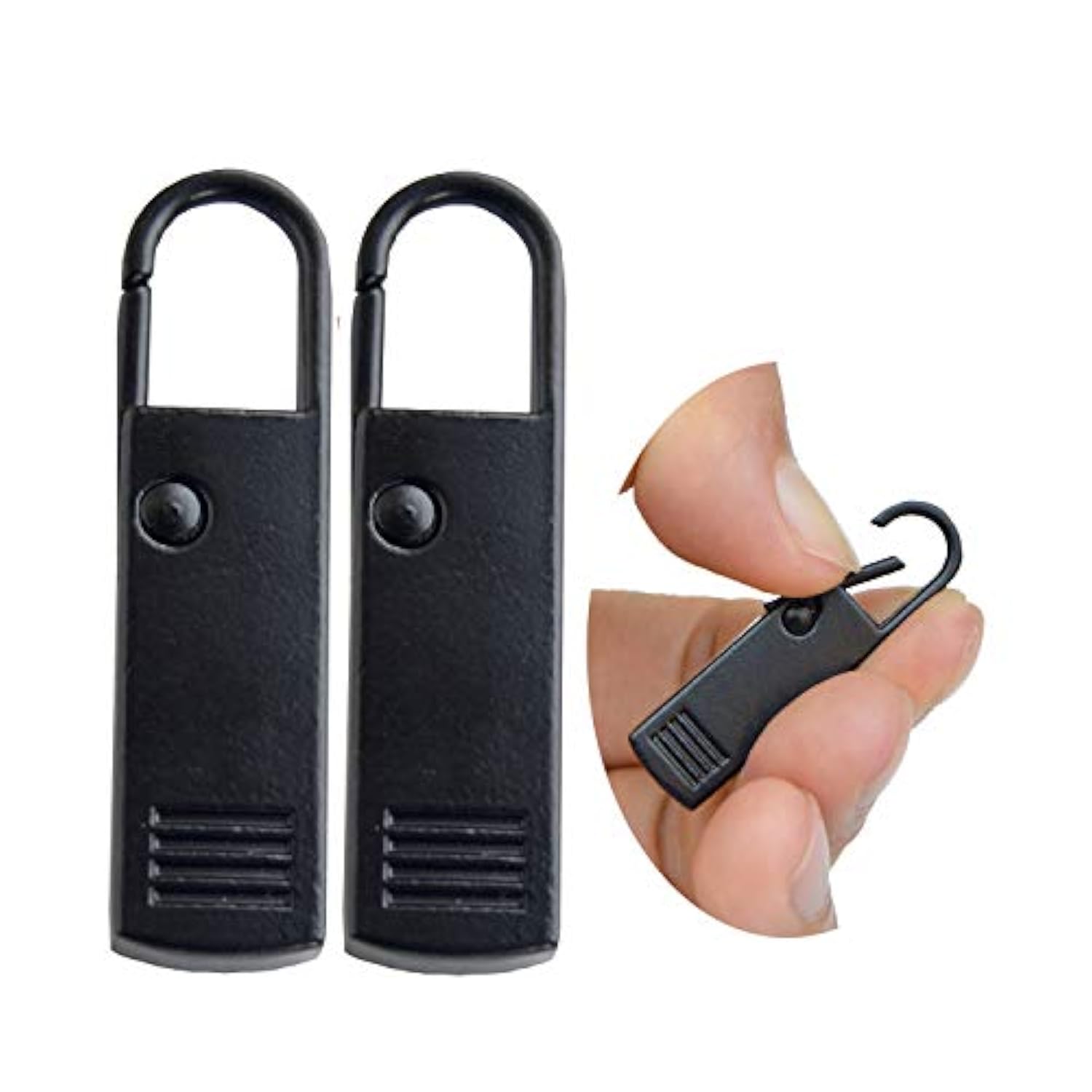Zipper Pull Tab Replacement Luggage Backpack Zippers Extender Metal Ta