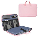 14 15 Inch Laptop Case Women Ladies Bag Tsa Laptop Sleeve For Pro 14" M4/M3/M2/M1, Air 15 M4/M3, Dell Xps 15/Inspiron 14, Acer Hp Lenovo Asus Chromebook 14" Notebook Case Bag, Pink
