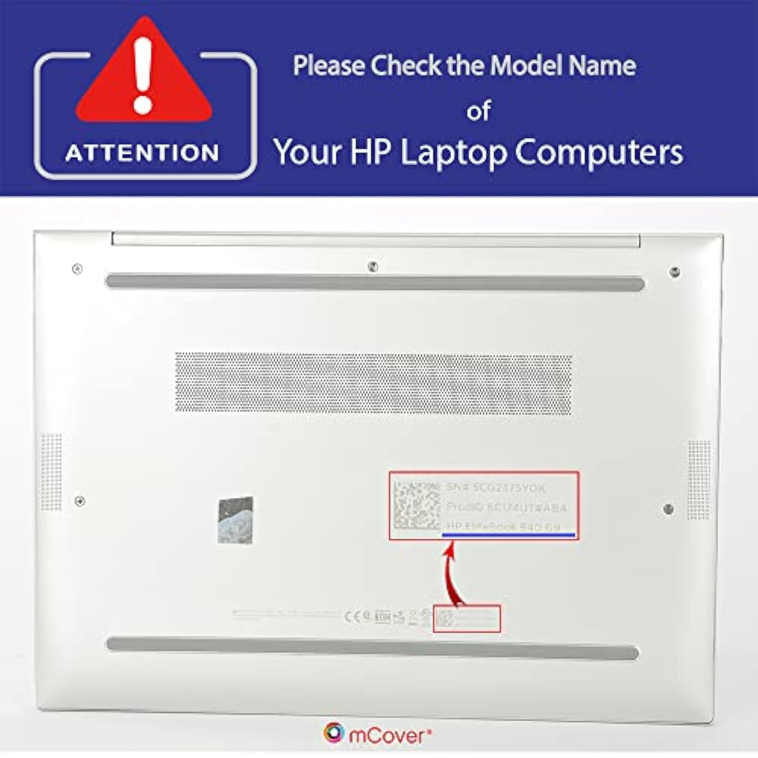 mCover Case Only Compatible for 2022~2024 14" HP EliteBook 840 (Intel CPU) | 845 (AMD CPU) | ZBook Firefly 14 G9 / G10 / G11 Series Windows PC (NOT Fitting Any Other HP Models) - Red