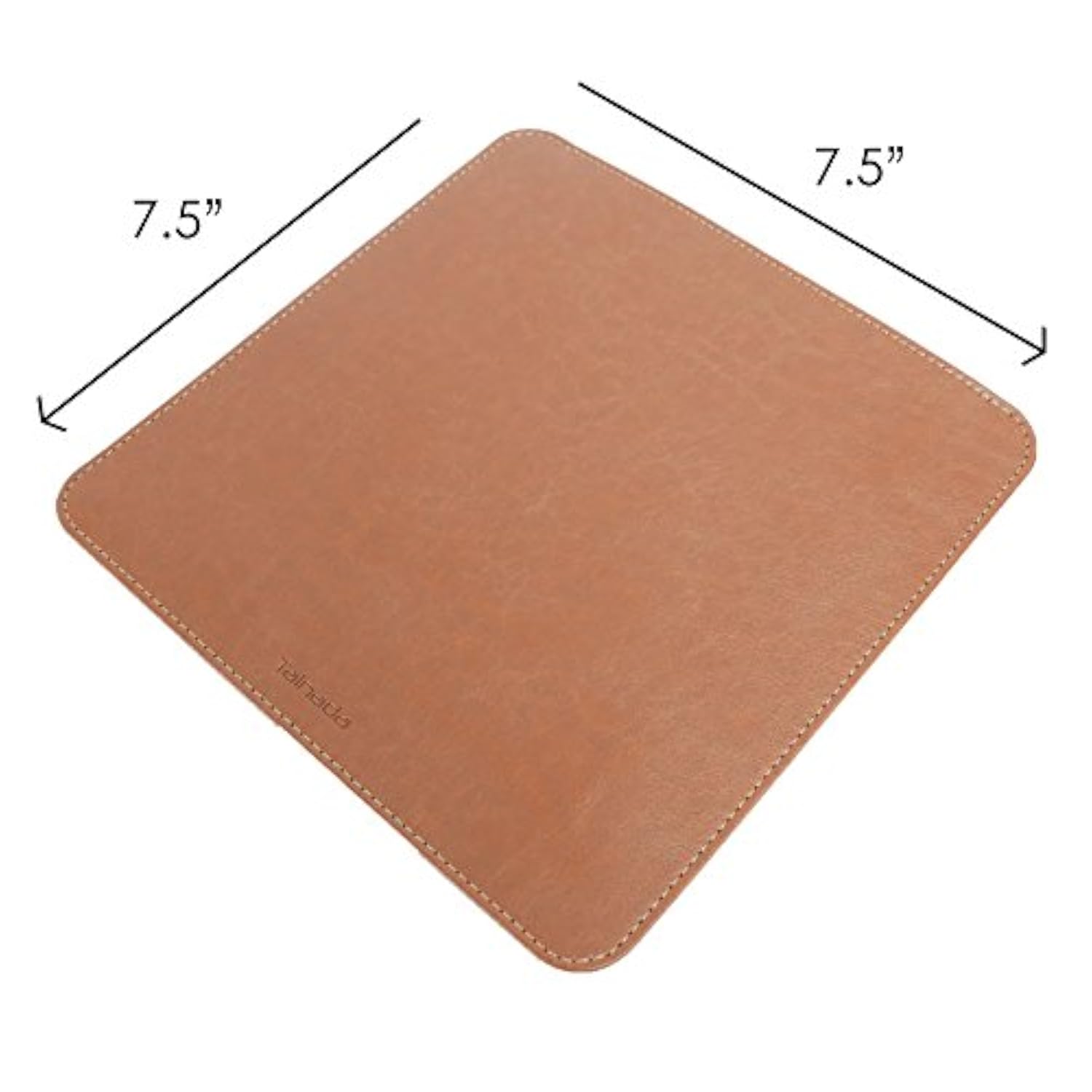 2 In 1 Multi-Functional Mouse Pad With Electronic Accessory Storage Pouch Carrying Bag Function + Bonus Web Cam Stickers (Brown)