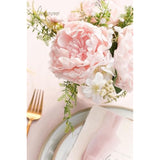 Artificial Flowers 16Pcs 4" Blush Blooming Peonies Real Looking Foam Fake Peony With Stems For Diy Wedding Bouquets Pink Bridal Shower Centerpieces Floral Arrangements Party Tables Decorations