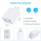 35W Usb C Fast Charger For Google Pixel 8A 8 8 Pro, 7A 7 7 Pro, 6A 6 6 Pro, Pixel Fold, Pixel 5 4A 3Xl 2 Xl, Samsung Galaxy A15 5G A14 5G A13 A53 A03S, Pd Power Adapter With 6Ft Usb C To Usb C Cable