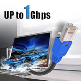 Rj45 Connector Tool-Free, Cat6 Field Termination Plug, Gold Plated Modular Plu