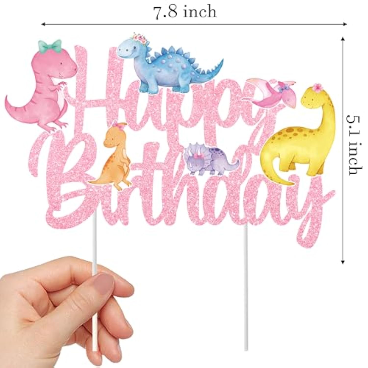 145Pcs DIY Friendship Bracelet Birthday Banner 5.4Ft Glitter Era Decor
