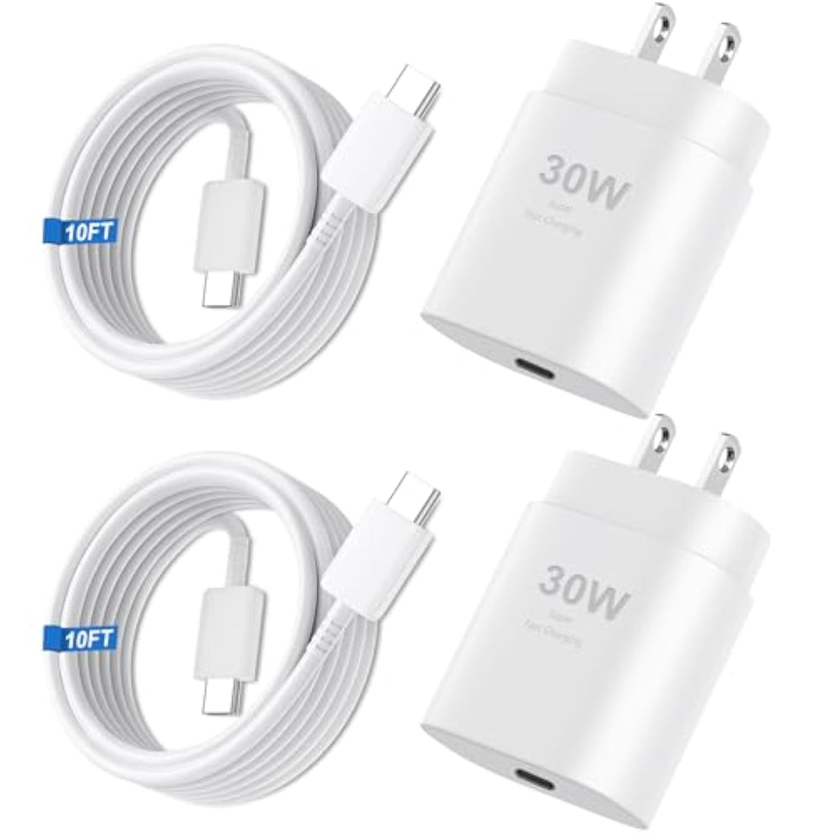 Iphone 16 15 Pro Max Charger, 30W Usb C Fast Charger Block Iphone 16 Charger Fast Charging With 10Ft Ultra Long Type C Charging Cable For Iphone 16 Pro Max/16 Pro/15 Pro Max/15 Pro/15, Ipad, S24 Ultra