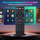 XRT122 Replacement Remote for Vizio Smart TV D55–E70 Series