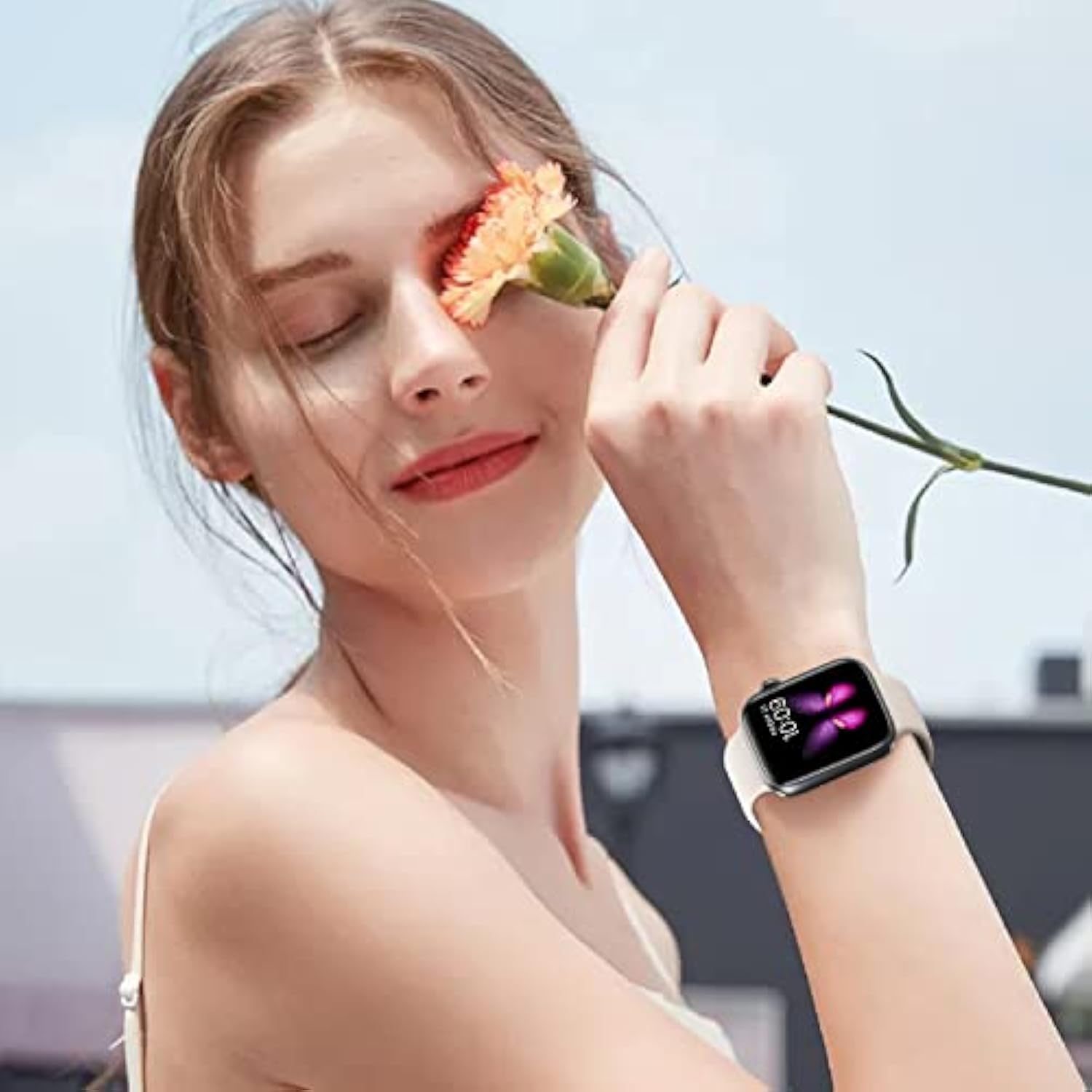 Silicone Sport Bands for Apple Watch Ultra/Series 10-1, Multiple Sizes