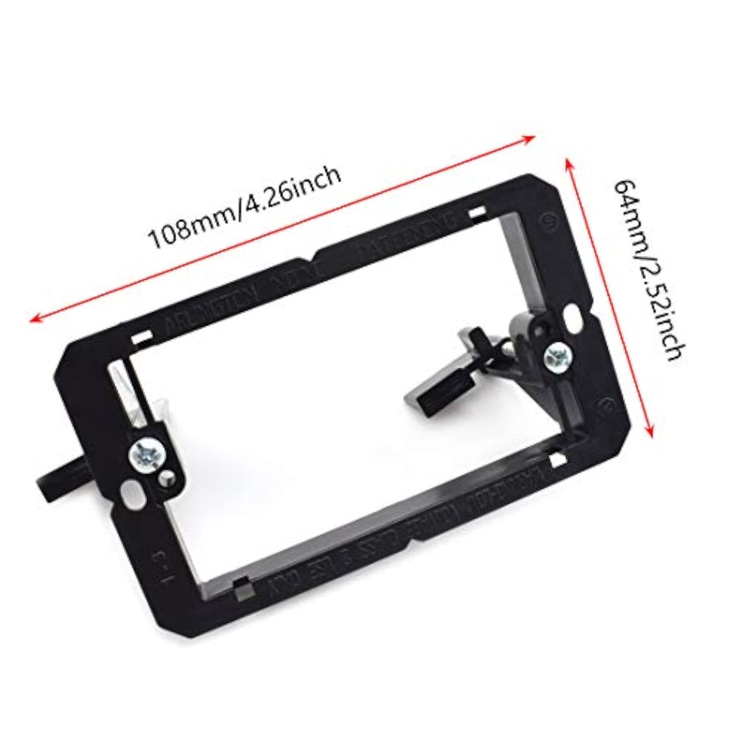 Cat.6 Rj45 Ethernet Wall Plate, 1-Pack Rj45 Female To Female Keystone Jack Wal