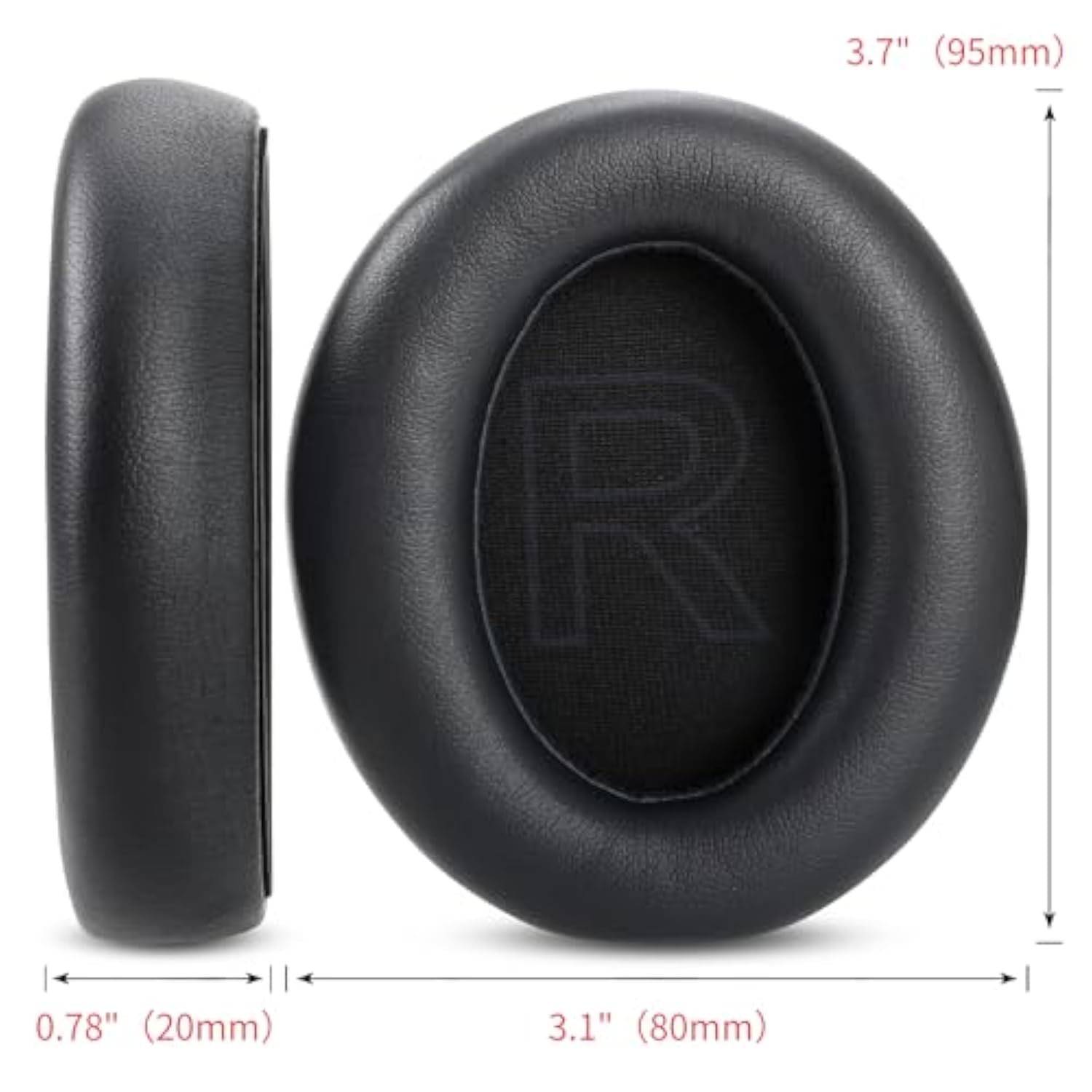Replacement Earpads Ear Cushions Compatible With Soundcore Anker Q11I Wireless Over-Ear Bluetooth Headphones With Soft Protein Leather Memory Foam Accessories -Black