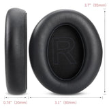 Replacement Earpads Ear Cushions Compatible With Soundcore Anker Q11I Wireless Over-Ear Bluetooth Headphones With Soft Protein Leather Memory Foam Accessories -Black