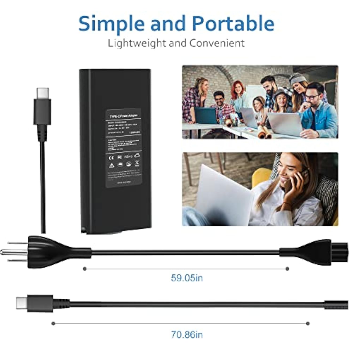 New 130W Dell Laptop Charger Usb C Type C Ac Power Adapter For Dell Xps 15 17