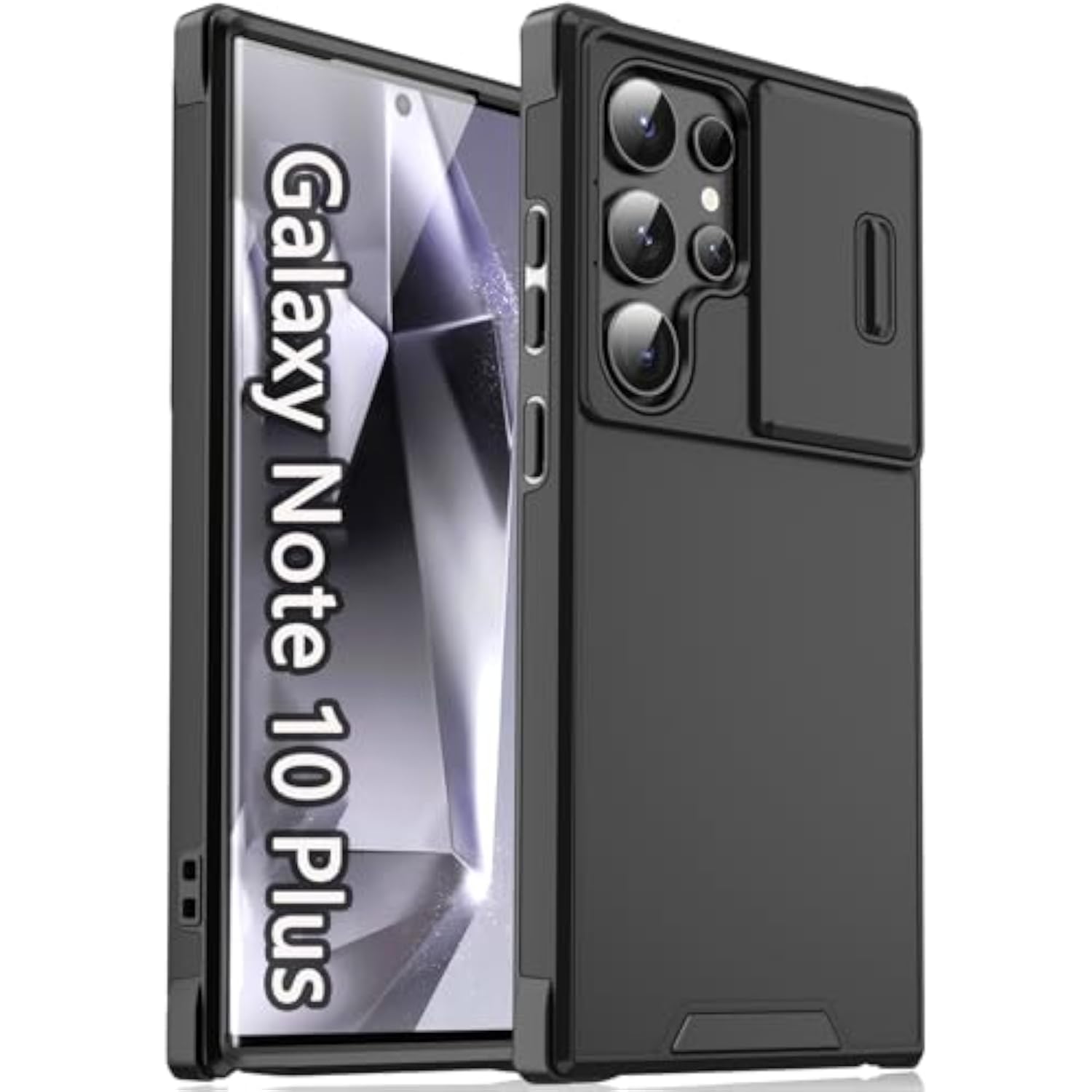 Samsung Galaxy Note 10 Plus Plus Case with Premium Design and Robust Protection, Black