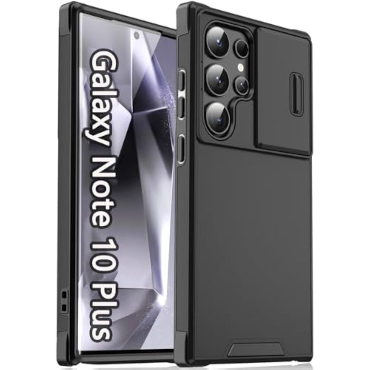Samsung Galaxy Note 10 Plus Plus Case with Premium Design and Robust Protection, Black