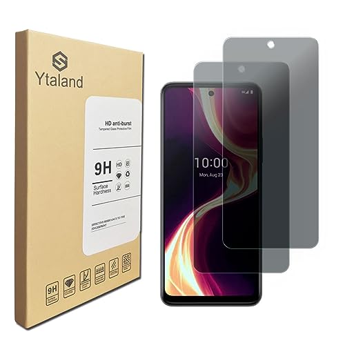 Ytaland Privacy Screen Protector for Celero 5G Plus - 2 Pack Anti Spy Tempered Glass Film Cover