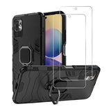 Xiaomi Redmi Note 10 5G Case (Not Note 10 4G) with 360° Degree Ring Holder Kickstand