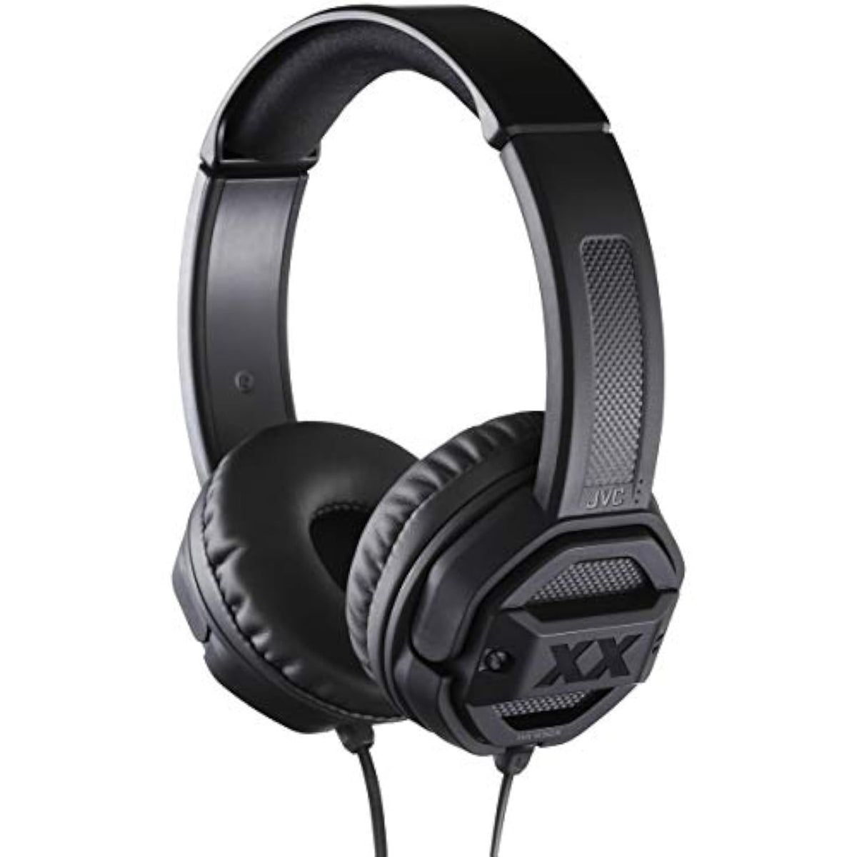 JVC HAS50X XX On-Ear Headphones with Powerful Bass, Dual Exteme Bass Ports, 40
