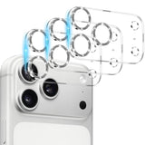 3 Pack Camera Lens Protector For Iphone 17 Pro, Tempered Glass, Ultra Hd, 9H Hardness, Anti-Scratch, Case Friendly,[No Affect On Night Shots], Glitter Black