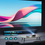 Mini Projector For , 2024 Upgraded 1080P Hd Projector, 8000L Portable Projector With Tripod, Movie Projector Compatible With Android/Ios/Windows/Tv Stick/Hdmi/Usb