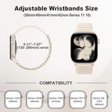 AMKSY Magnetic Sport Bands for  Watch Band for Women Men 40mm 41mm 38mm 42mm 44mm 49mm 45mm 46m, Soft Silicone Strap Wristbands for  iWatch