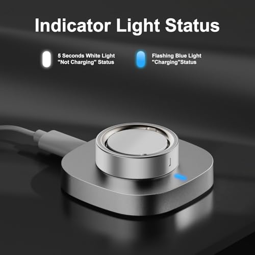 Charger Compatible with Aura-Ring Gen 4, Charging Dock with USB-C Cable for Aura-Ring 4, Size 14