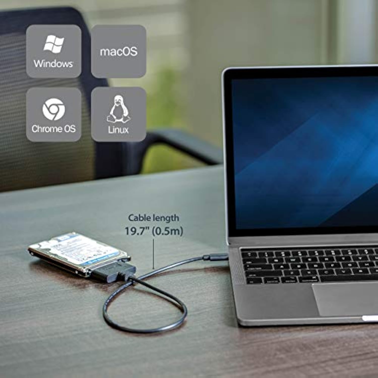 Usb C To Sata Adapter - External Hard Drive Connector & .Com Sata To Usb Cable