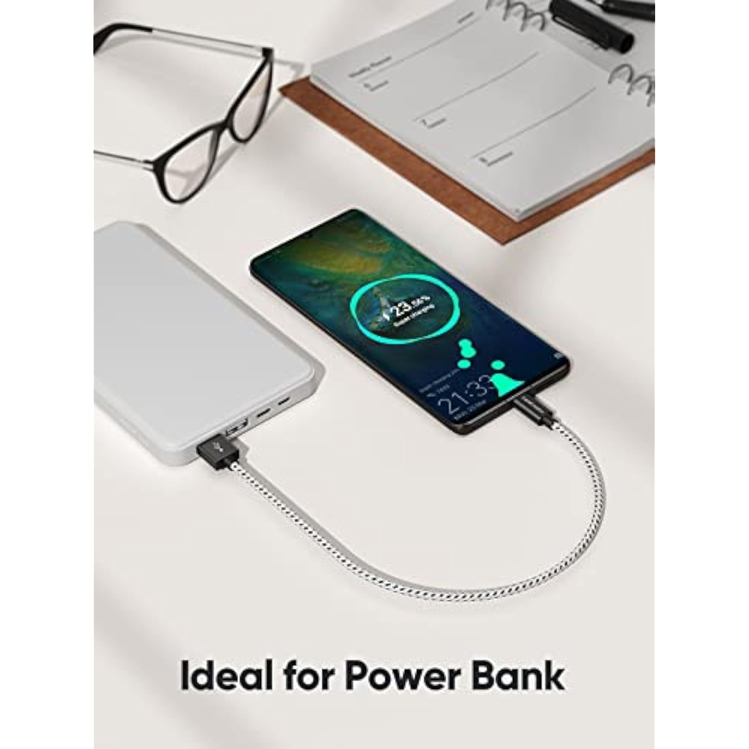 CableCreation Short Micro USB Cable 1FT, Micro USB Charging Cable 24 AWG Triple Shielded Works for Raspberry Pi Zero, Kindle(2019), TV Stick, PS4, Chromecast, Power Bank, 0.3m Black