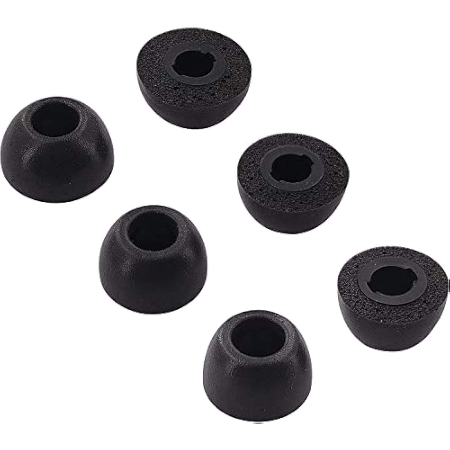 Foam Eartips Compatible With Beats Studio Buds Earbuds, 3 Pairs S/M/L Sizes Soft Memory Foam Replacement Ear Tips Earbud Tips Eartips Compatible With Beats Studio Buds, Black Sml