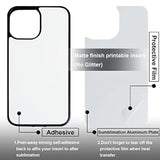 6 Pieces Sublimation Blank Phone Case Cover Blank Printable Phone Case For Diy Customize Heat Press Rubber Protective Case (Compatible With 13)