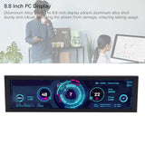 8.8 Inch Computer Secondary Screen,1920X480 Lcd Display,Pc Temperature Monitor,Computer Case Temperature Screen,Computer Secondary Display,Cpu Gpu Monitor