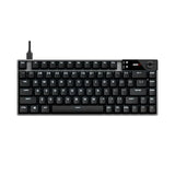 Es He 70 Mechanical Gaming Keyboard, 8K Scan Rate & 8K Polling For Ultra-Low Latency, Hot Swappable, Pbt Double-Shot Keycaps, Rgb Backlit, Volume Knob, 70%, 79Keys (Black)