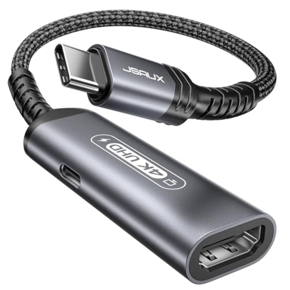 Usb-C To Digital Av Adapter, 2-In-1 Usb C To Hdmi With Pd Charger, 4K@30Hz 100