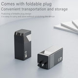 Usb C Plug 65W Gan Charger Travel Charger 3-Port Fast Compatible With Mac Book Pro/Air, Dell Xps, Iphone 16/15/14/13 Series, Galaxy S23 Ultra, Note 20/10+ And More