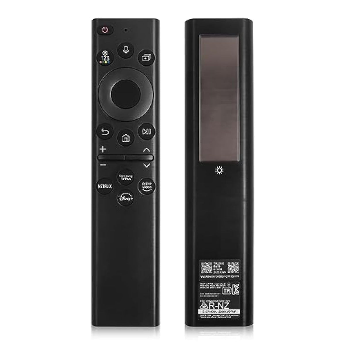 Bn59-01385A Solar Voice Remote Replacement For Samsung Frame Tv Remote With Bluetooth Rechargeable Solar Cell, Compatible With Samsung 2021-2022 Neo Led Smart 4K Ultra Hd Tv, 4 Shortcut Buttons, Black