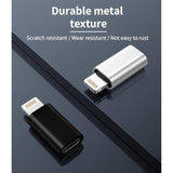 Apple Iphone 12 11 Mini Pro Max Xs Xr X Se2 7 8Plus Ipad Air Usb C To Lightning Adapter - 3Pack, Female To Male, Charging Cable, Adaptor