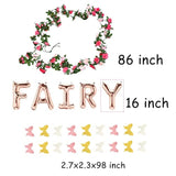 3 Pcs Fairy Party Balloons & Favors - Fairy Theme Birthday & Wedding Decoration