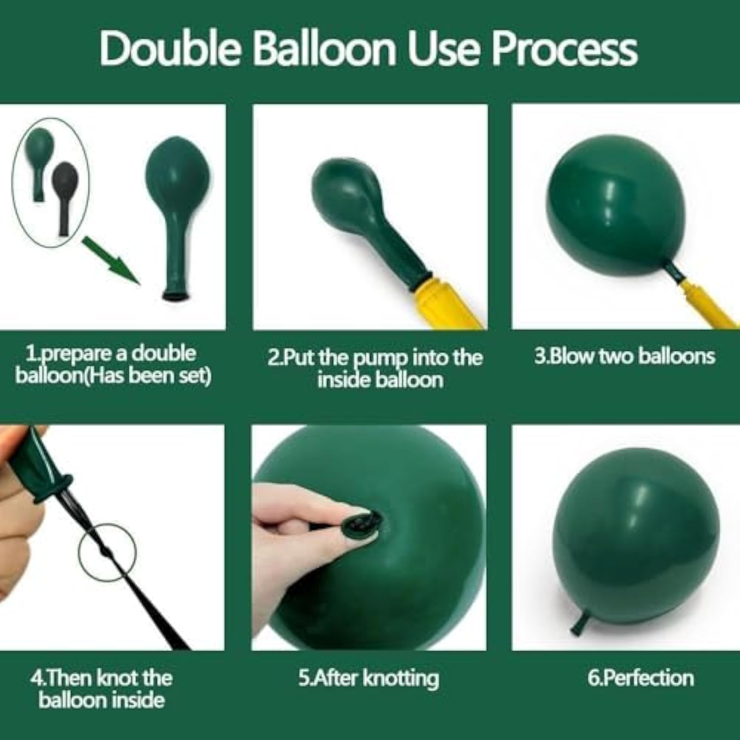 Emerald Green Balloon Garland Arch Kit for Birthday, Baby Shower, Graduation Decor